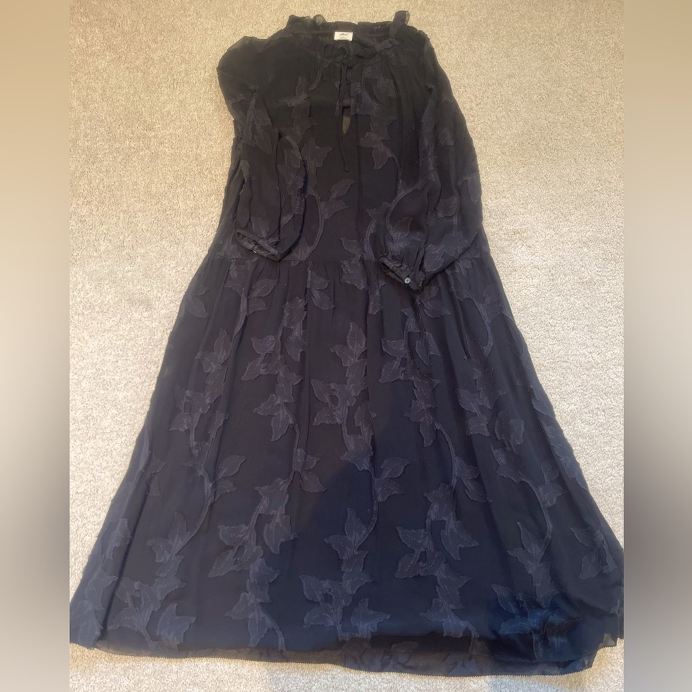Aritzia black sheer dress